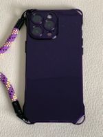 Handyhülle mit Tragegurt für iPhone 16 Pro Max - Violett