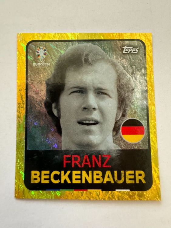 STICKER TOPPS UEFA EURO 2024 GERMANY - N° LEG 9 - FRANZ BECKENBAUER / LEGEND EUR 1,50 - FR