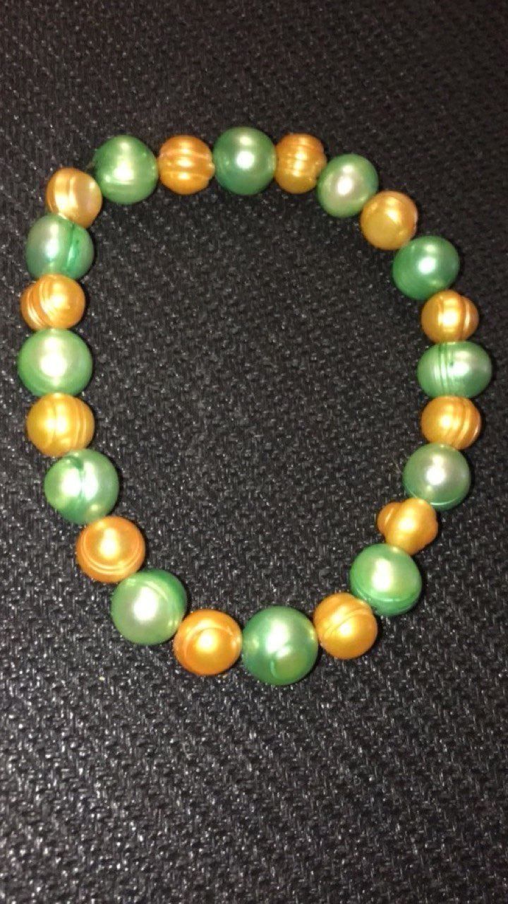 Bracciali & Braccialetti: Armband,echte eingefärbte Zuchtperlen – Nuovo (secondo la descrizione) da Fislisbach venduto da Eye-Arts 2