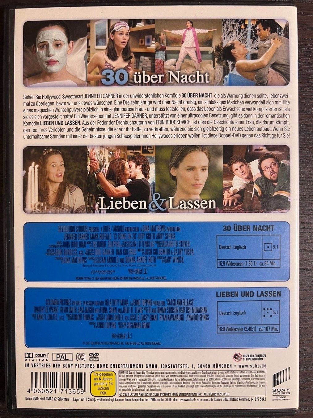 Tutti i DVDs: 30 über Nacht & Lieben & Lassen – Usato da Zürich venduto da FilmFreunde 1