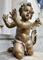 grosser Bronze Putto