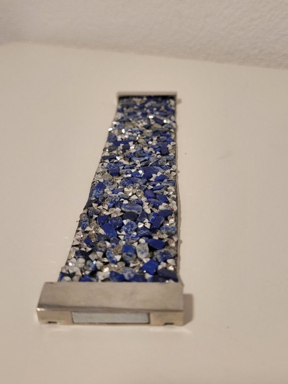 Armbänder & -reifen: Armband Modeschmuck blau Alcantara Kristall – Gebraucht aus Schaan von car_wrv2 4