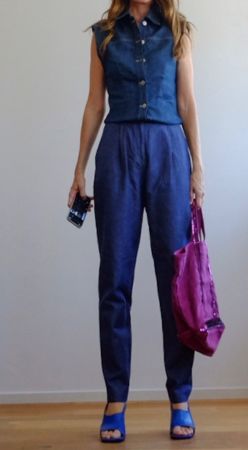 neu Denim-Weste von ZARA