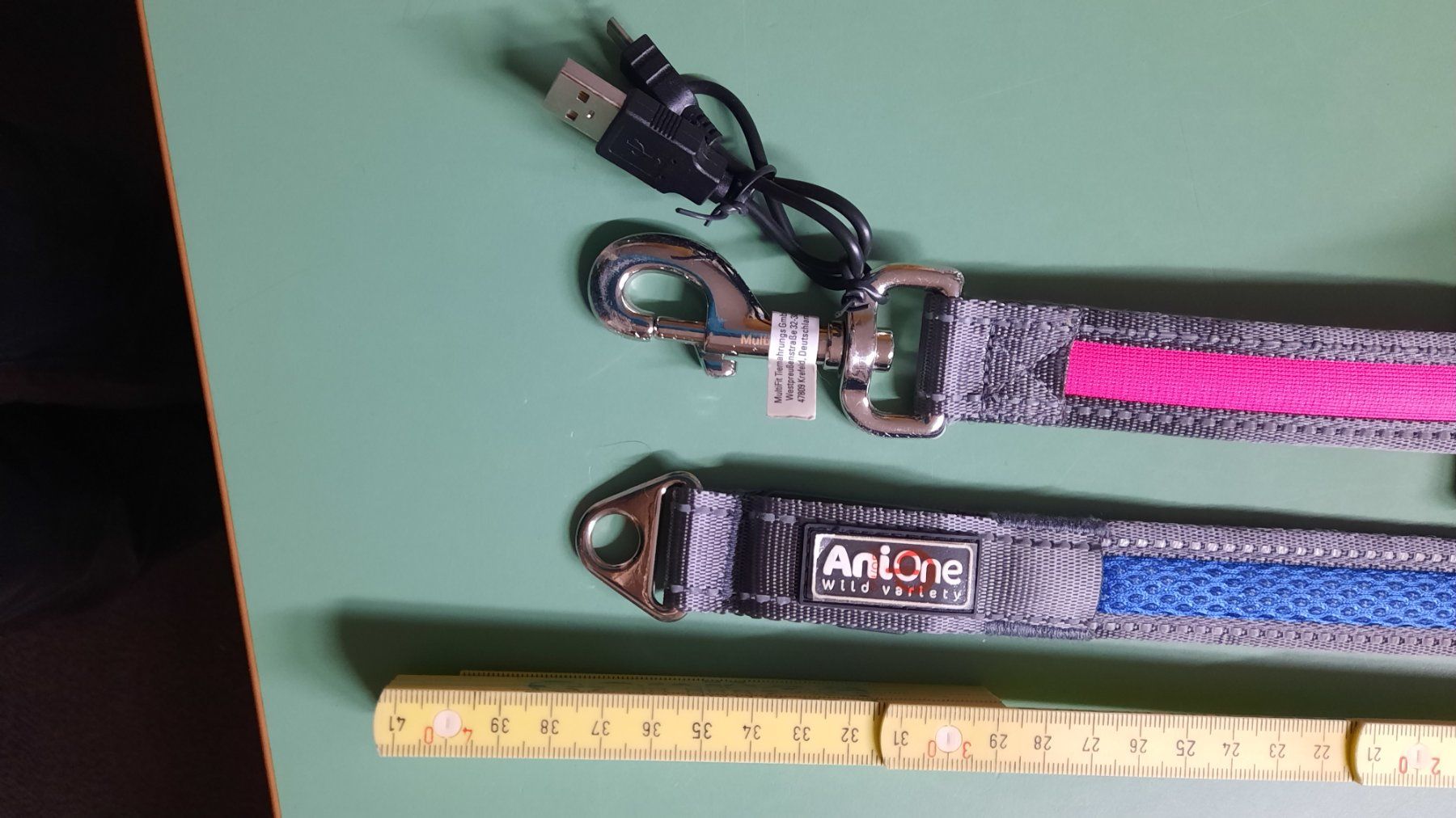 Leine & Halsband: Hundeleuchtband Sicherheit pink – Neu und originalverpackt aus zufikon von braemestaender01 1