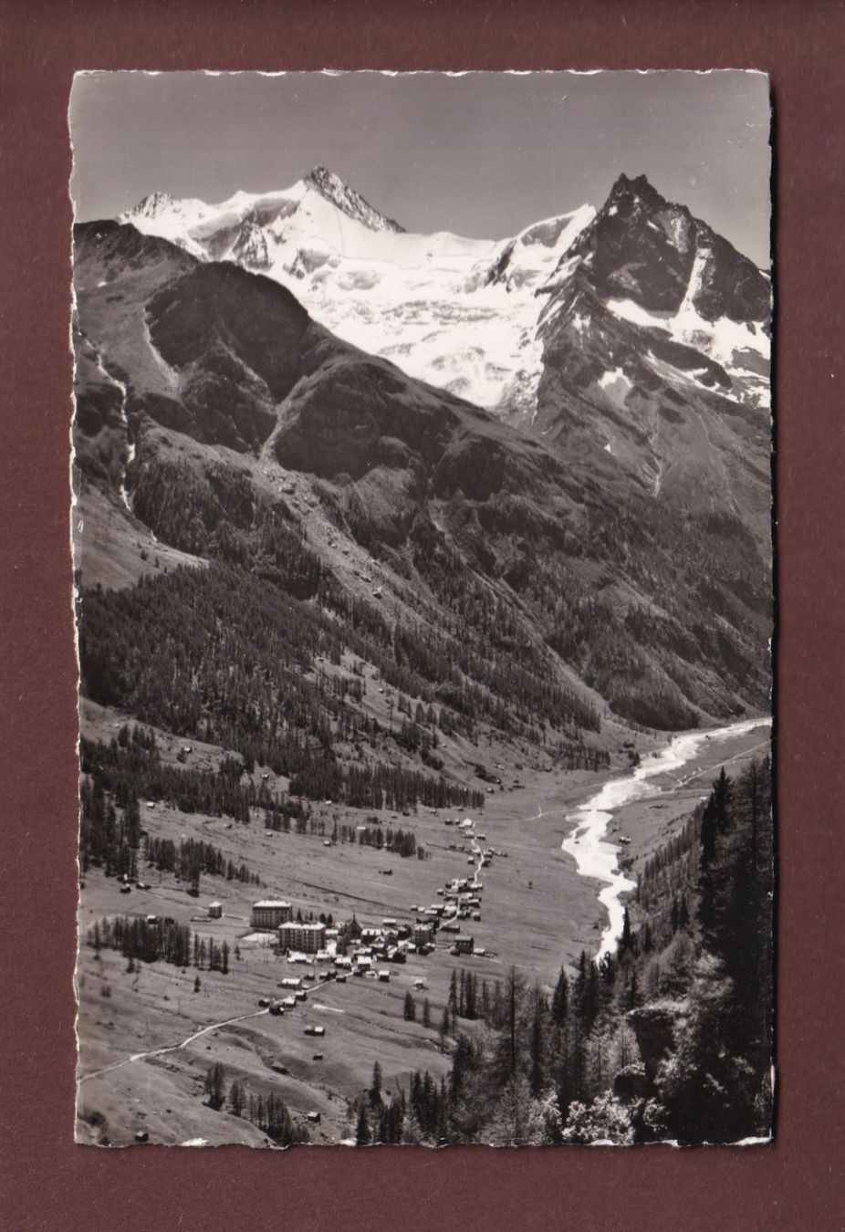 Cartoline postali: ZINAL - Rothorn - Besso – Usato da Pully venduto da nicecards