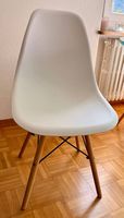 4x Design-Stühle im Eames-Stil (DSW-Optik)  weiss