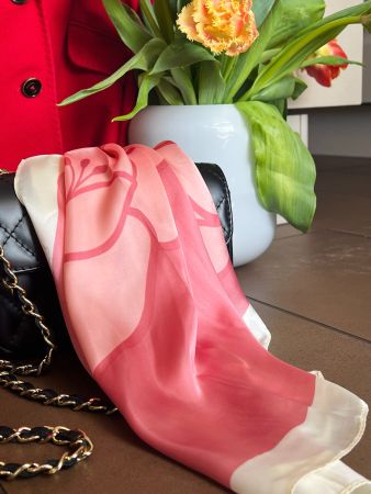 Foulard Effet Soie Tendance - 90cmx90cm