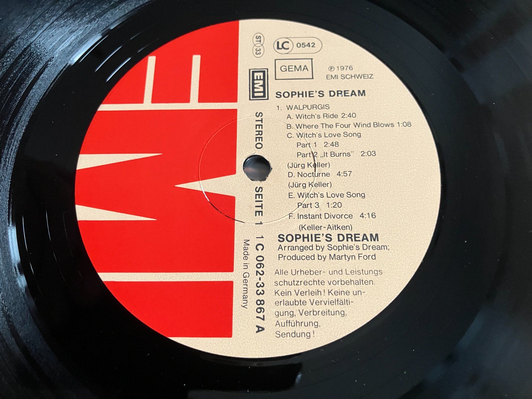 Schallplatten: Sophie's Dream – Gebraucht aus Aarwangen von Jukebox3 5