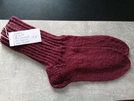 Socken handgestrickt, Grösse: 46/47