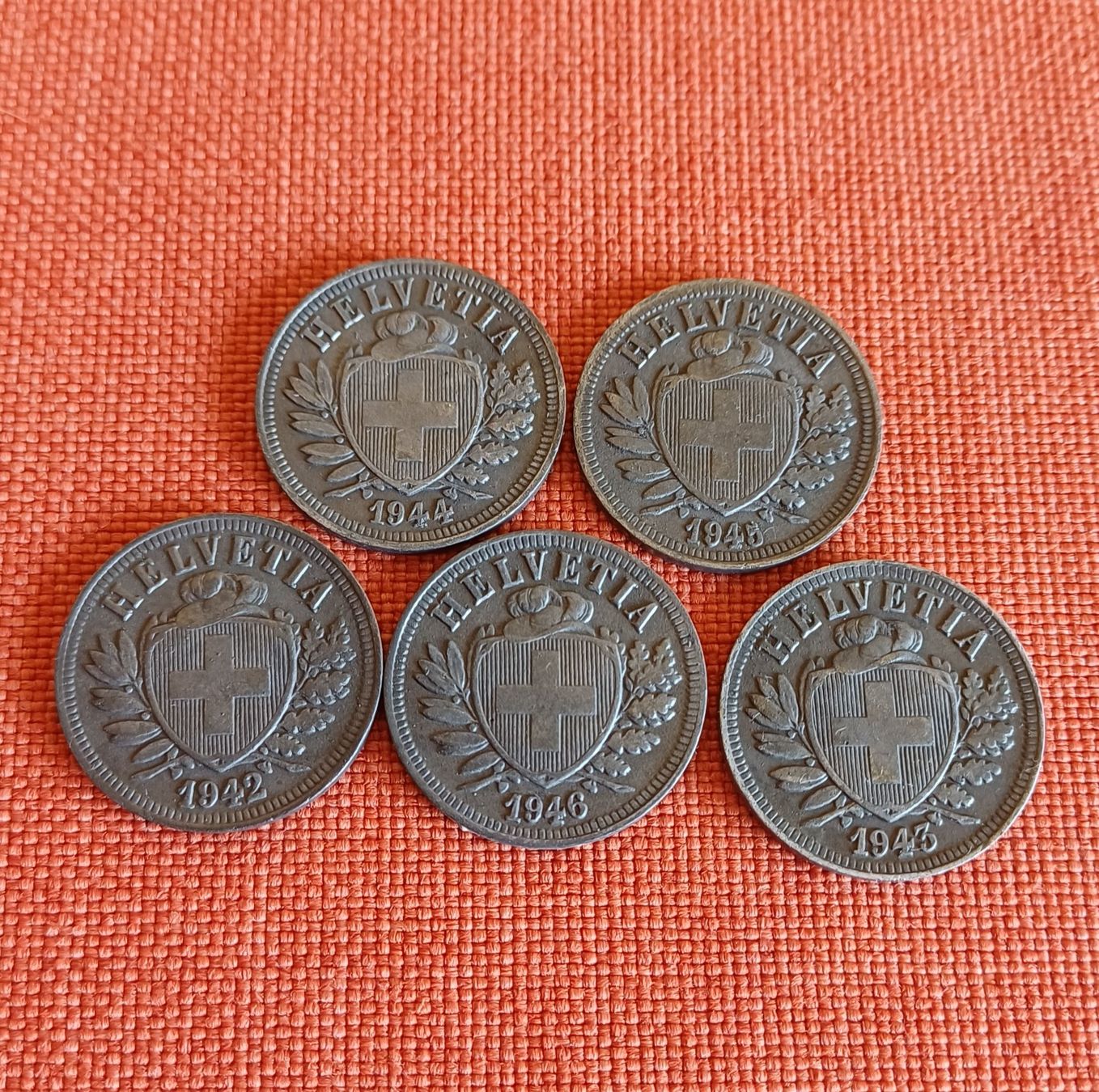 Tutti le monete: 2 Rappen Zink, ab Fr.1.- – Usato da Rorschach venduto da Hansi1901
