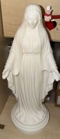 Statua Madonna Lourdes bianco resina h 45cm nuova