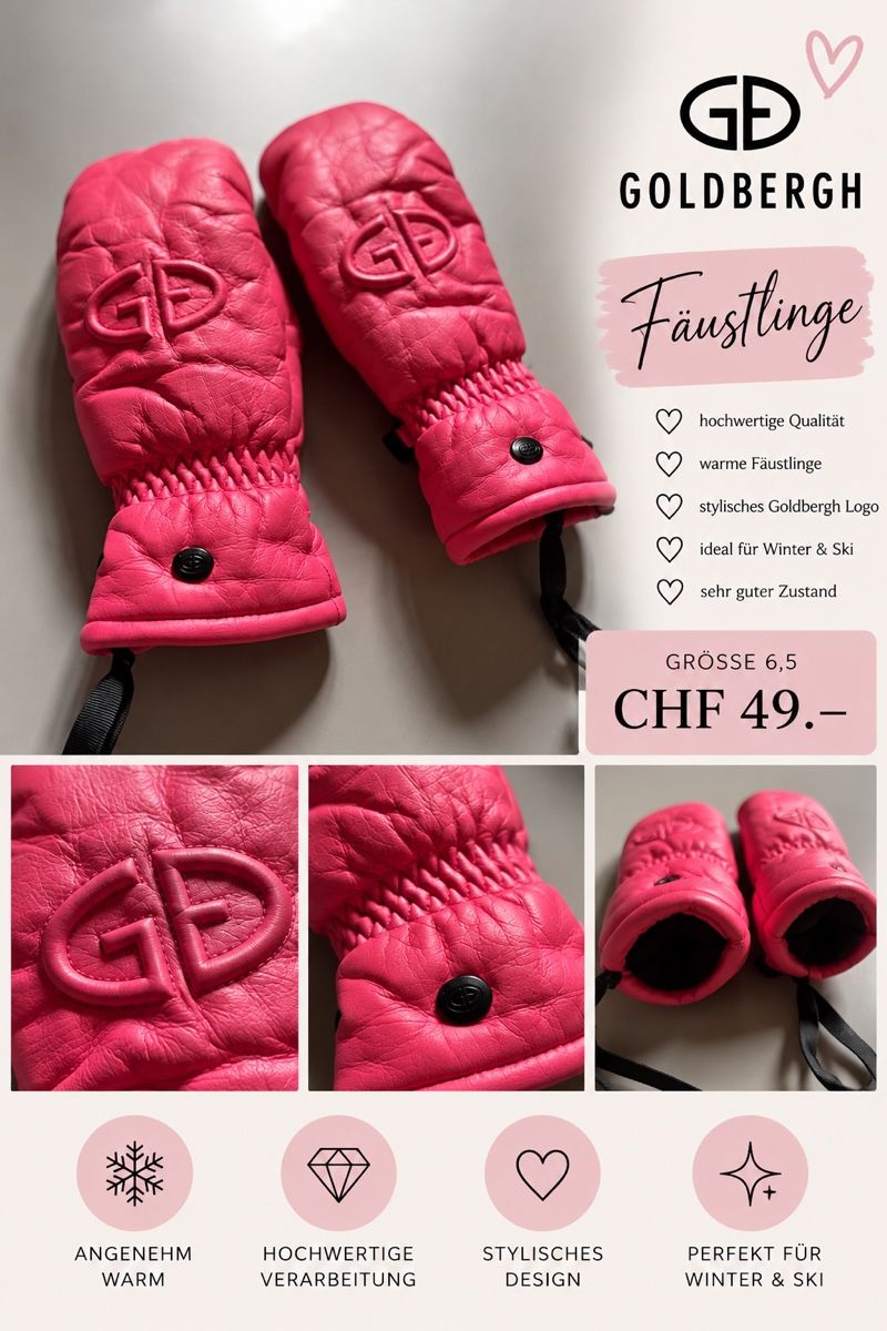 Goldbergh Handschuhe & Handstulpen: Goldbergh Handschuhe Pink – Gebraucht aus BreilBrigels von Volcomgirl
