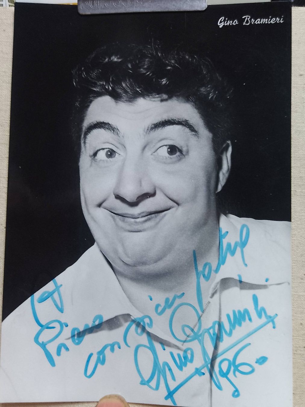 Autographes: Gino Bramieri  - (1960) – D'occasion à Sorengo par 74in 1