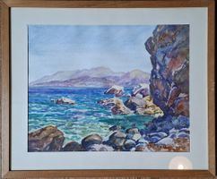 Hans Gschwind, Aquarell auf Papier, 1907-1992, Schweiz