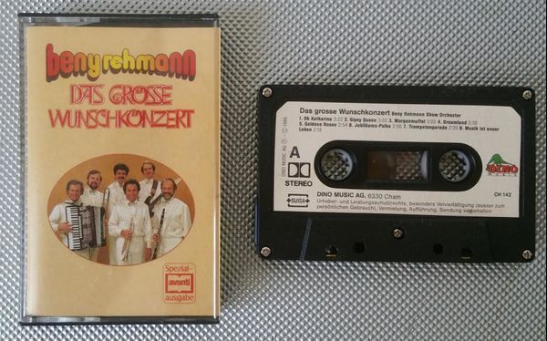Musicassette: BENY REHMANN - DAS GR. WUNSCHKONZERT, MC – Usato da Greifensee venduto da scharmant