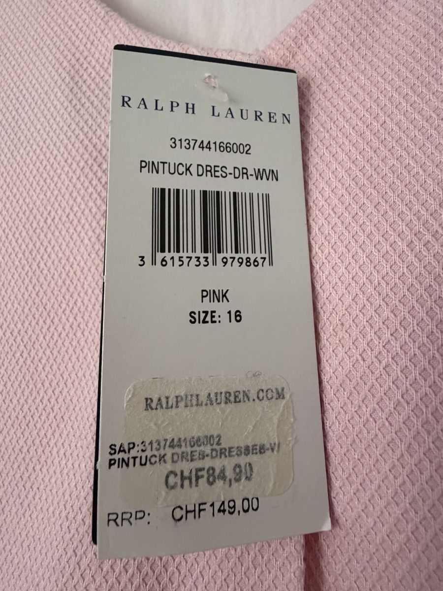Ralph Lauren Vestiti: Abito rosa Polo Ralph Lauren  – Nuovo e nell'imballaggio originale da Muzzano venduto da nat_x9hf 2