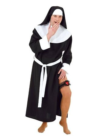 Nonne / Klosterfrau Kostüm Fasnacht 