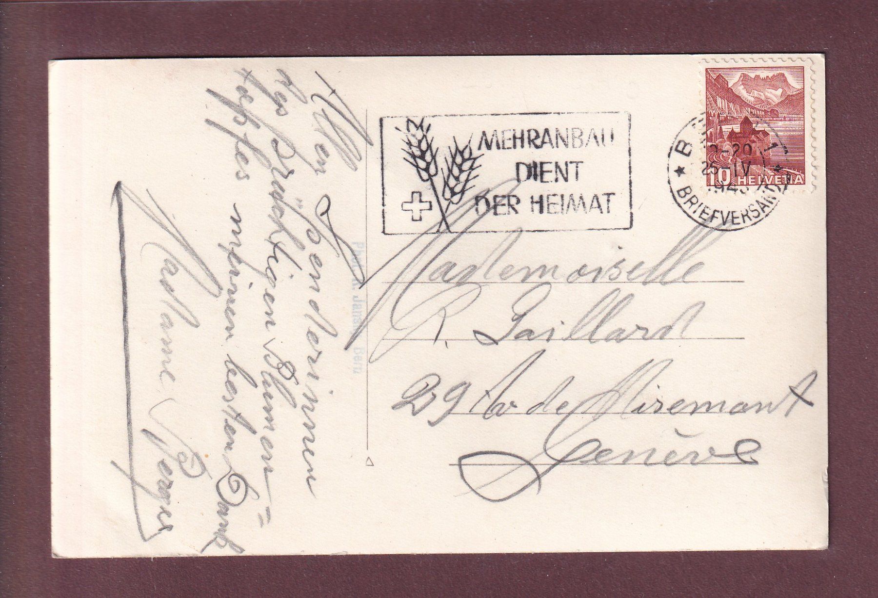 Ansichtskarten: Photo - BERN - Bärengraben - 1943 – Gebraucht aus Pully von nicecards 1