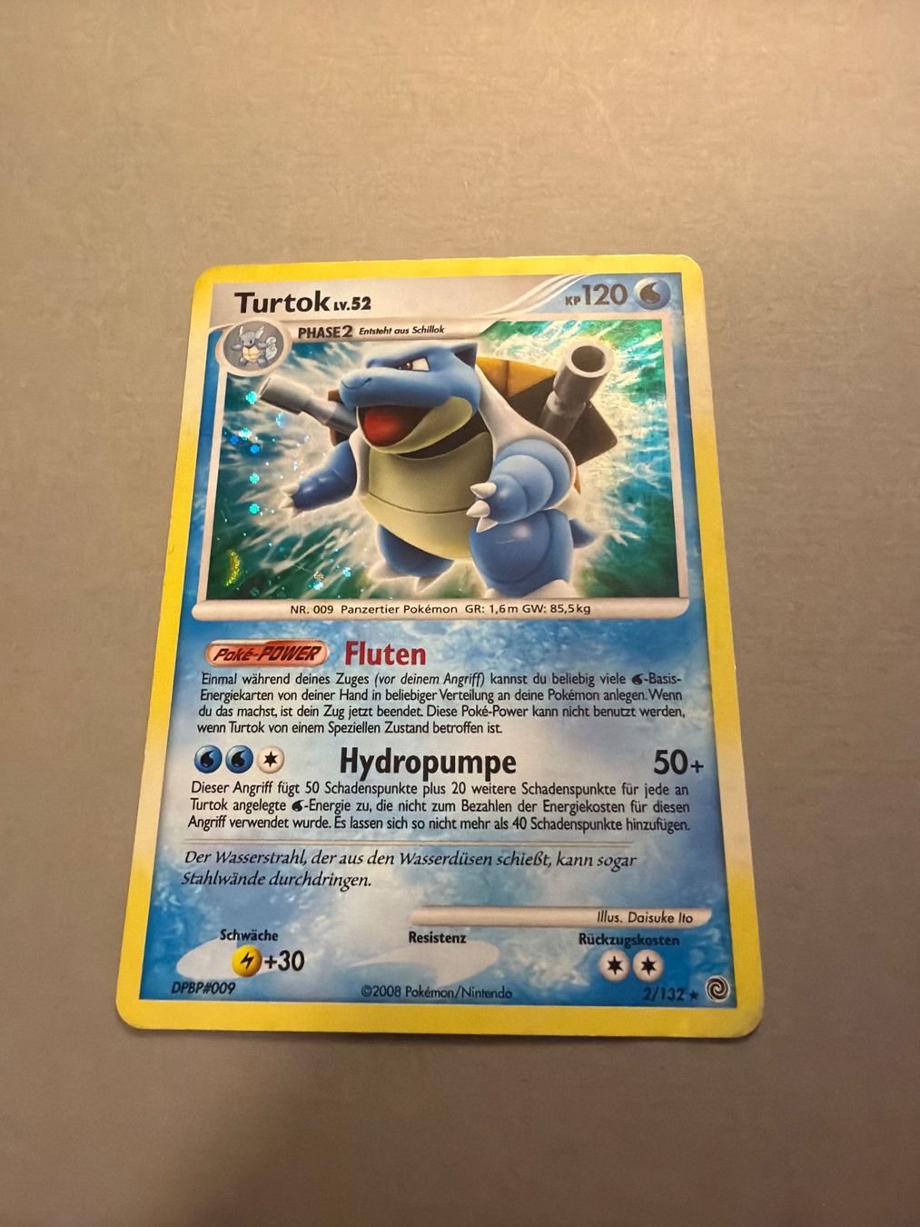 Pokémon Sammelbilder & Trading cards: Turtok - Blastoise Holo - Rätselhafte Wunder – Gebraucht aus Kehrsatz von Riyouu 1