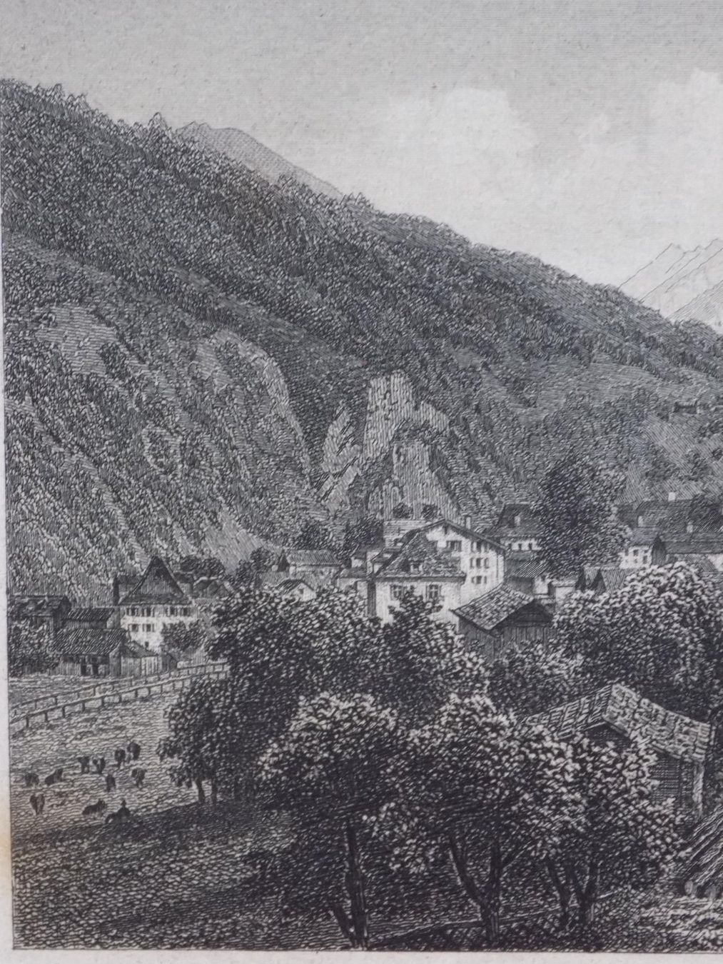 Incisioni: Dorf Fideris Prättigau – Usato da Risch venduto da Rischli15 4