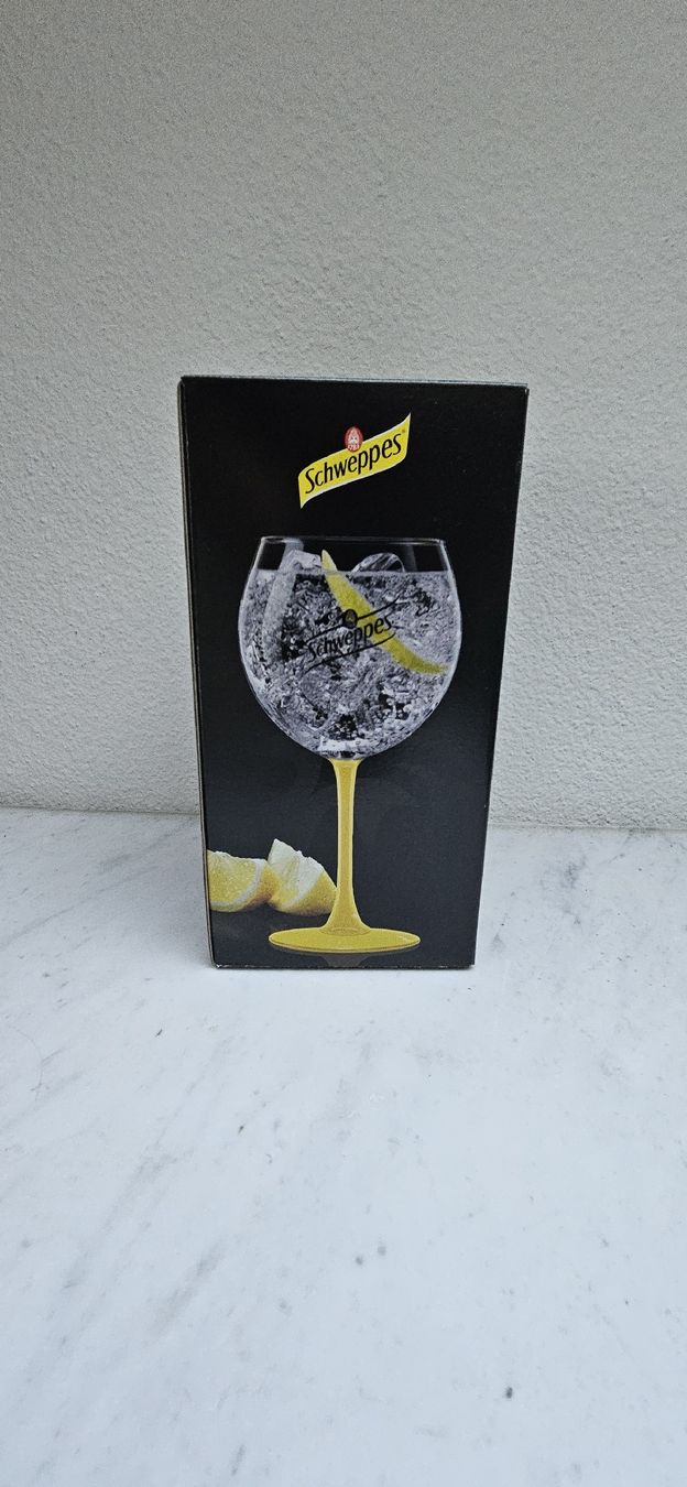 Bicchieri: Schweppes Gin Glas, Cocktailglas, NEU – Nuovo e nell'imballaggio originale da Belp venduto da Ginus85
