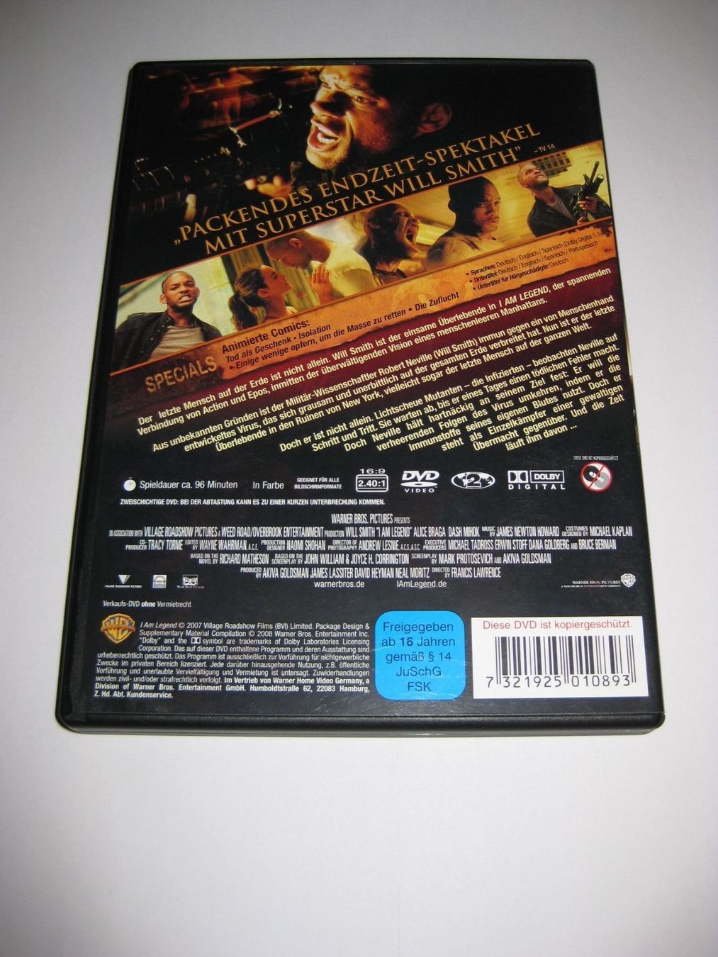 Tutti i DVDs: I am Legend DVD - Will Smith – Usato da Bätterkinden venduto da GreenHell 1