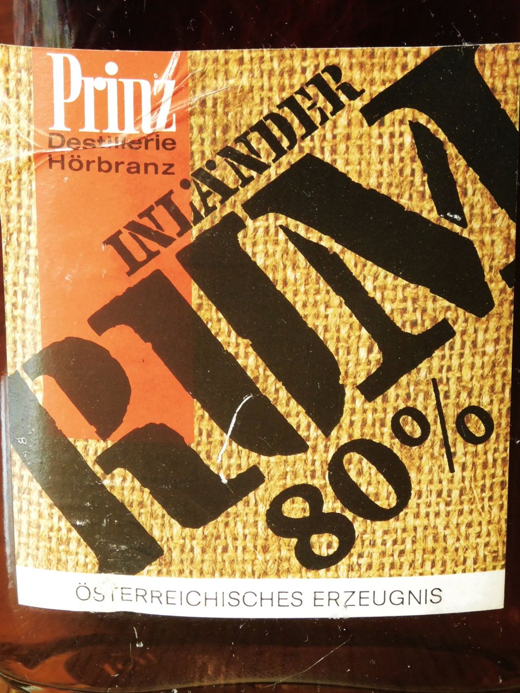 Spirituosen: Rar Inländer Rum 80% 1980 / 90er – Neu (gemäss Beschreibung) aus Emmenbrücke von Ulisse-22 1