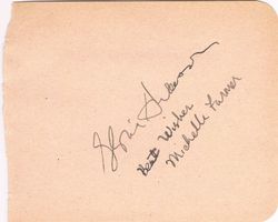 Gloria Swanson 1899-1983 Autogramm signiert Vintage