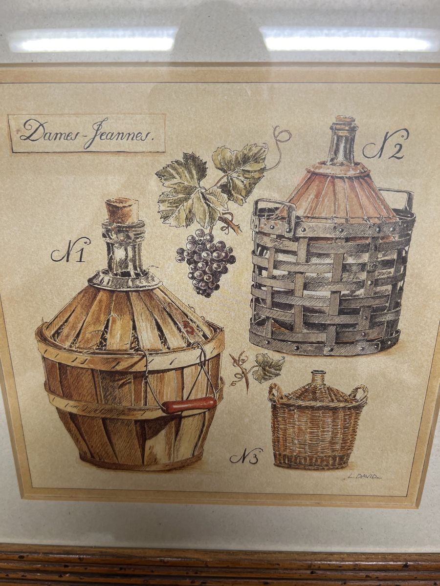 Gemälde: Tableau  - Dames Jeannes et raisins – Neu (gemäss Beschreibung) aus Châtel-St-Denis von gpf_6dsd 1