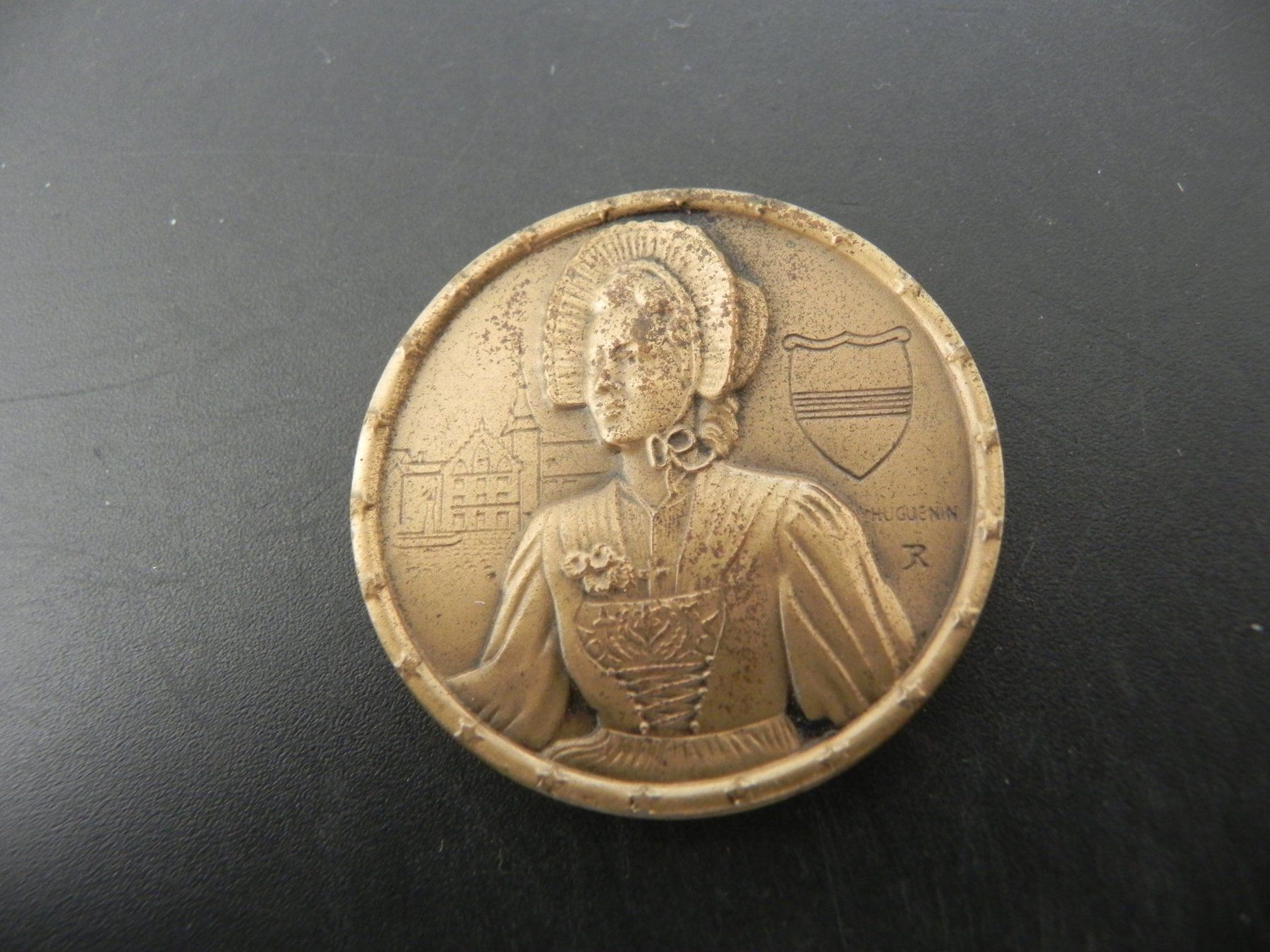 Medaglie: Medaille Schweizer Trachten Zug – Nuovo e nell'imballaggio originale da Biel/Bienne venduto da Gogolozi