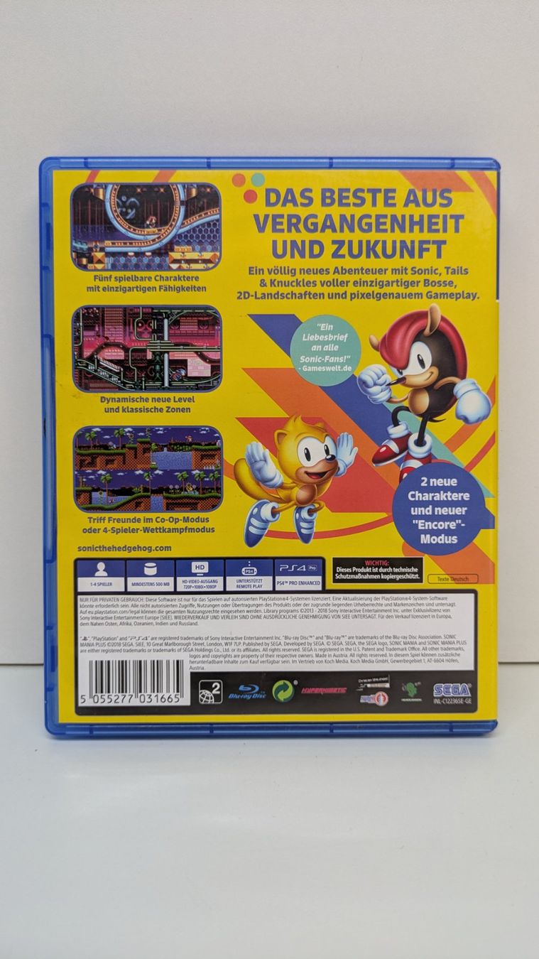 Giochi: Sonic Mania Plus - PlayStation 4 – Usato da Menziken venduto da mame18 3