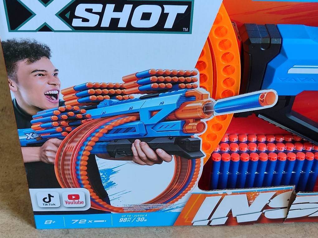 Giocattoli: Spielzeug X Shot pistol kit 72 bullets  – Usato da Zürich venduto da mat_p972