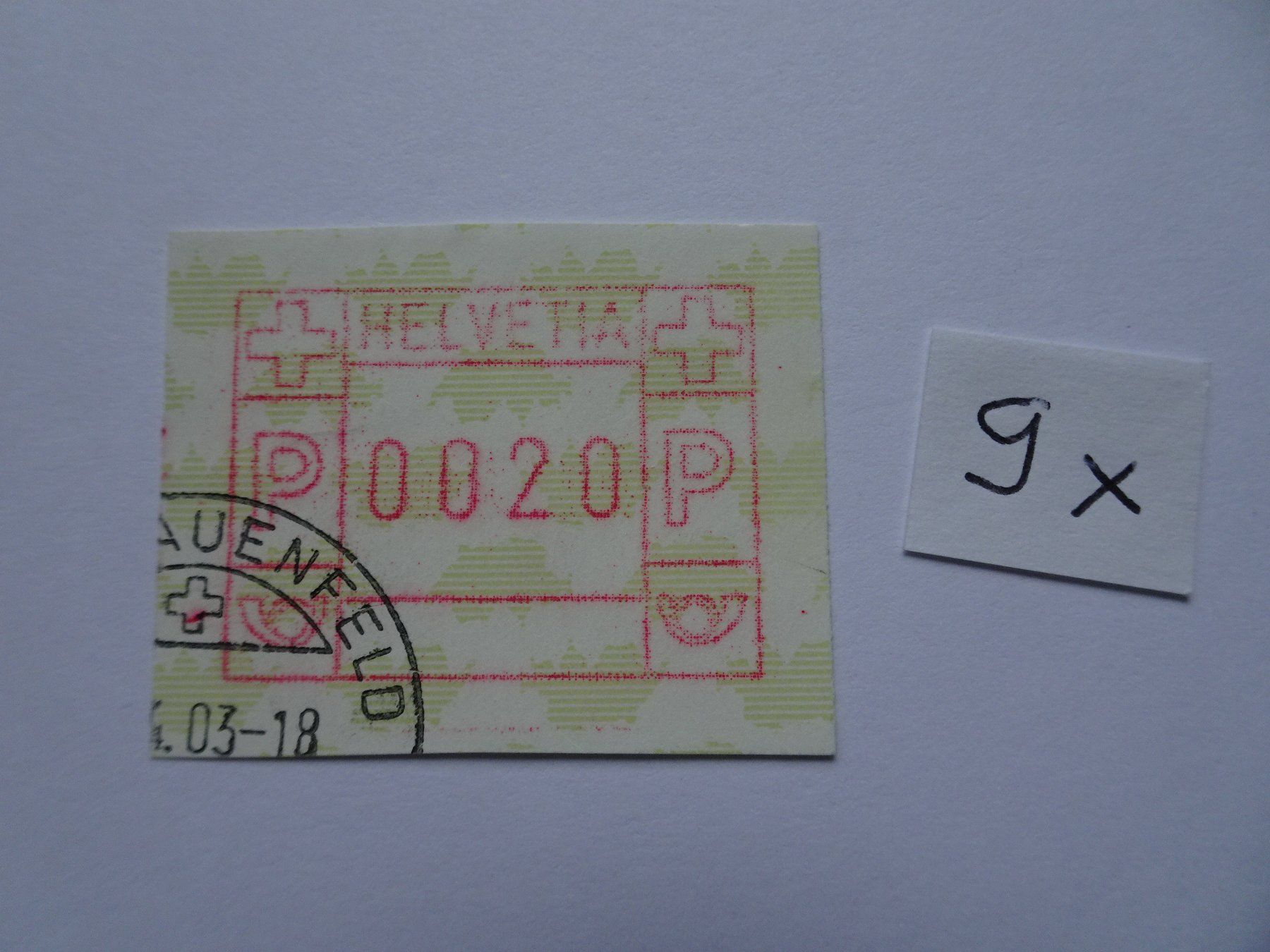 Tous les timbres: ATM-Typ 9x – D'occasion à Aadorf par Chnorli-Furz