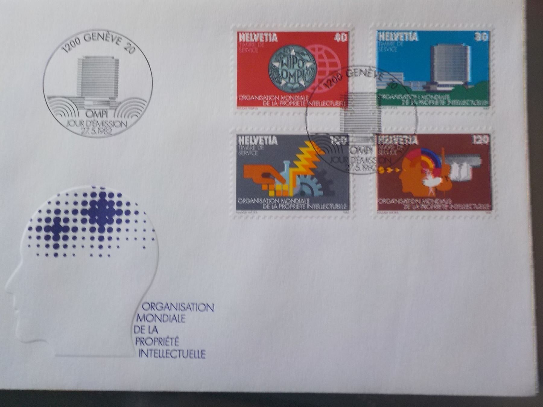 Alle Briefmarken: 1982, FDC, OMPI, Serie – Neu (gemäss Beschreibung) aus Muri b. Bern von Ricardoverkauf
