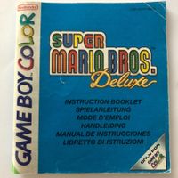 Super Mario Bros Deluxe - Game Boy Spiel Anleitung / Manual