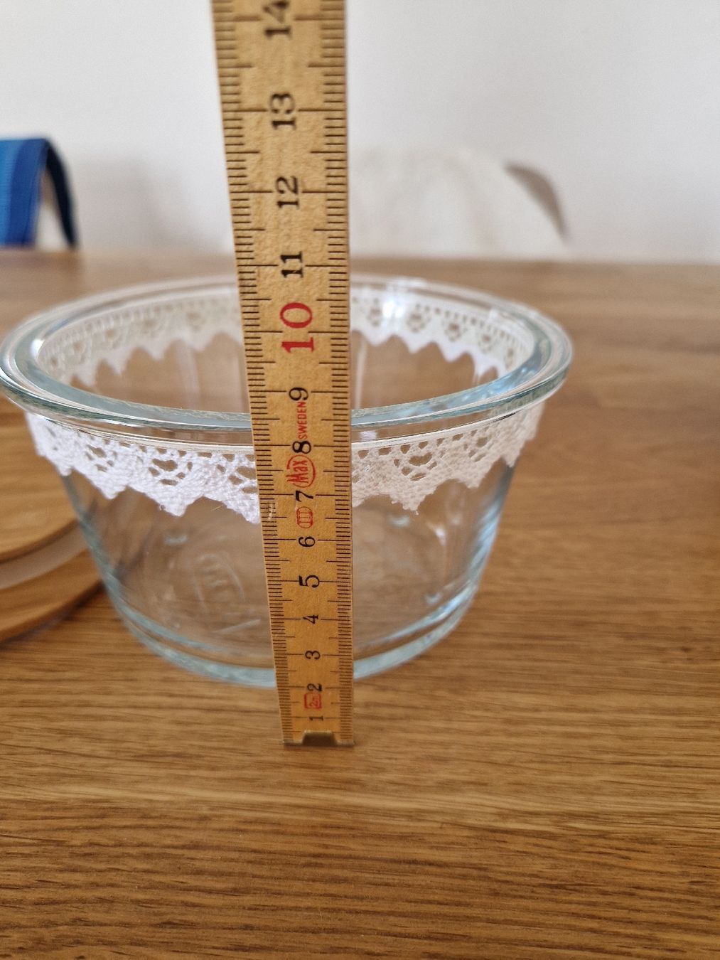 Ikea Tutte le decorazioni: Deko Glasschale mit Holzdeckel & Spitze, IKEA – Nuovo (secondo la descrizione) da Kulmerau venduto da Doene7 3