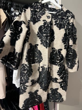 Cristina Gavioli Jacke beige schwarz Grösse S