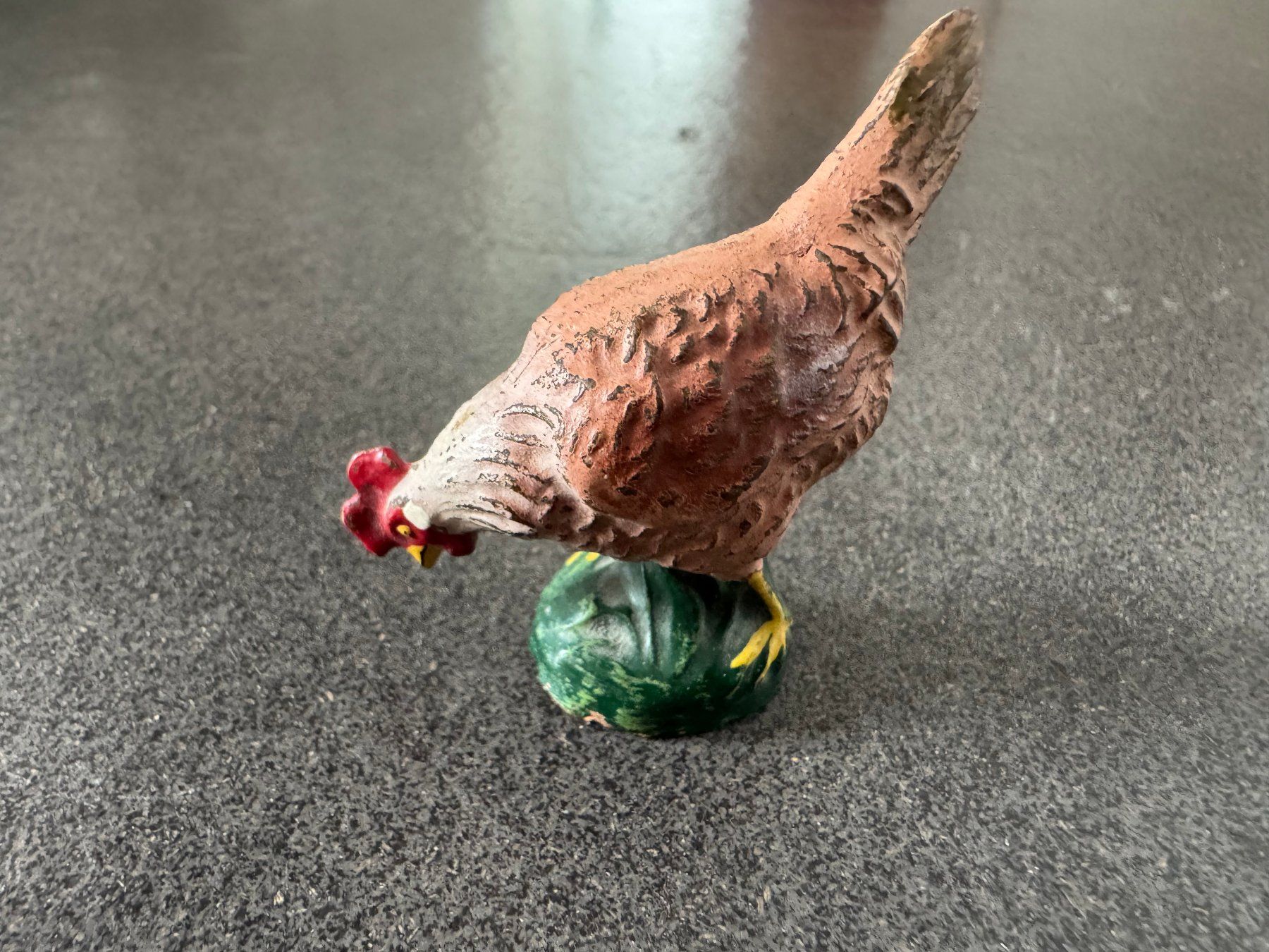 Figuren: Elastolin O&M Hausser Germany antike Spielfigur "Huhn" – Gebraucht aus Fribourg von tschjoly 2