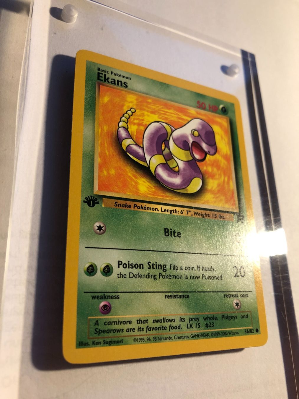 Sammelbilder & Trading cards: Ekans 1st Team Rocket - MINT - ab 1.- – Gebraucht aus Giubiasco von dan_pr8b 1