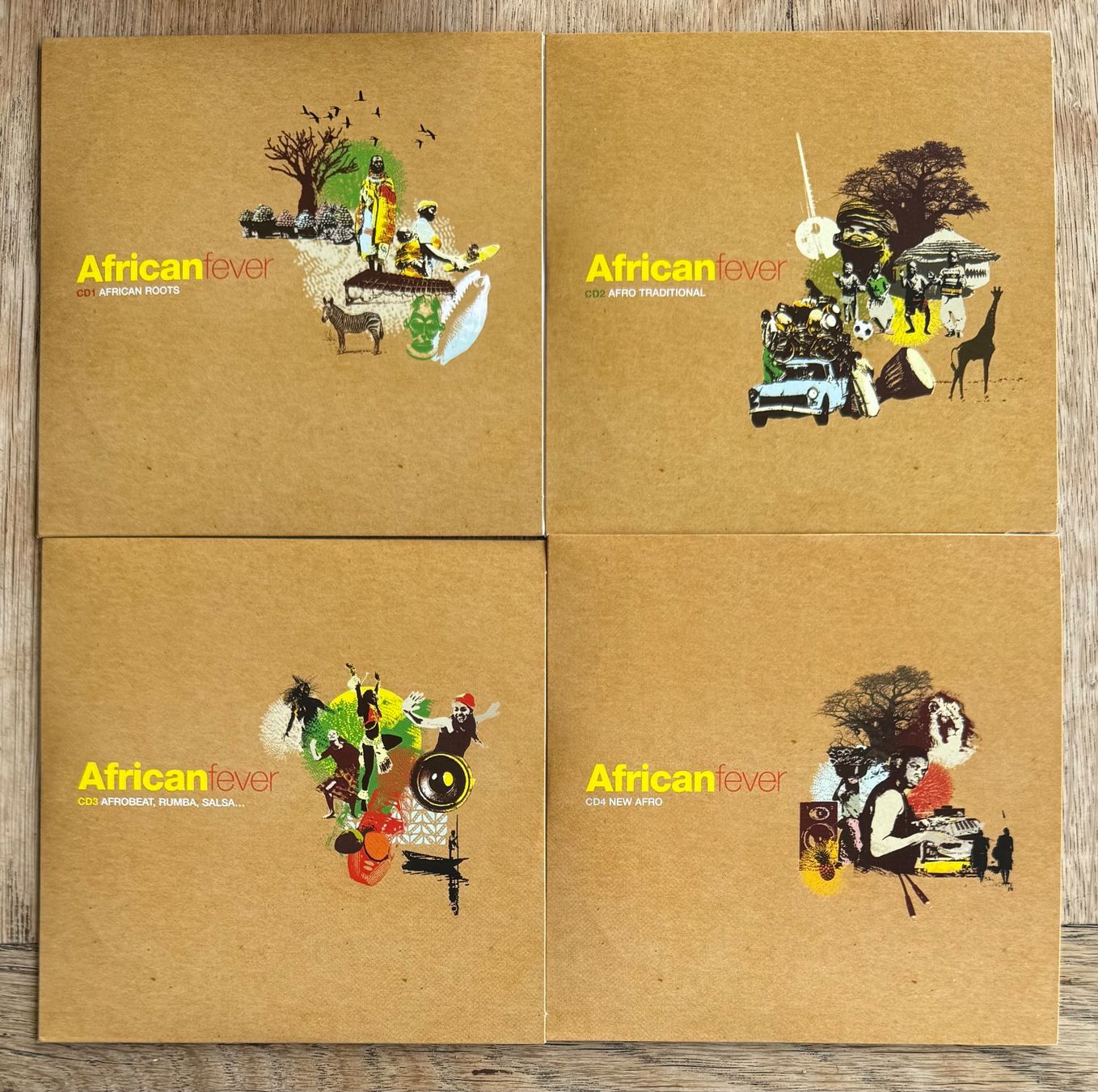 CDs: African Fever * 4-CD Box – Neu (gemäss Beschreibung) aus Wettswil von osoma99 2