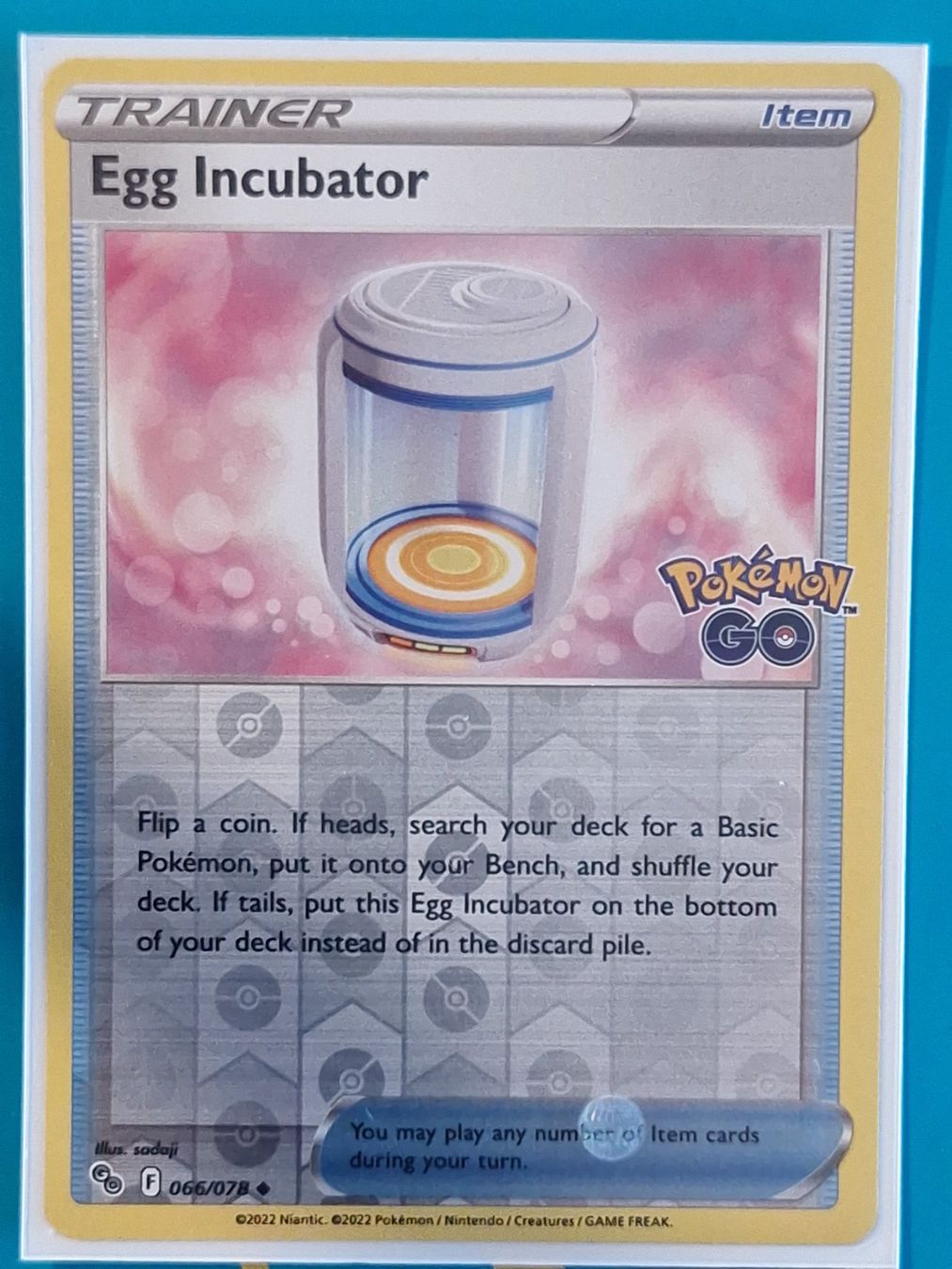 Pokémon Carte collezionabili: Egg Incubator - Reverse Holo - Pokemon GO #2.10 – Usato da Altstätten SG venduto da GGsGameshop