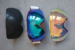 Atomic Skibrille mit Wechselglas + Helm Grösse L