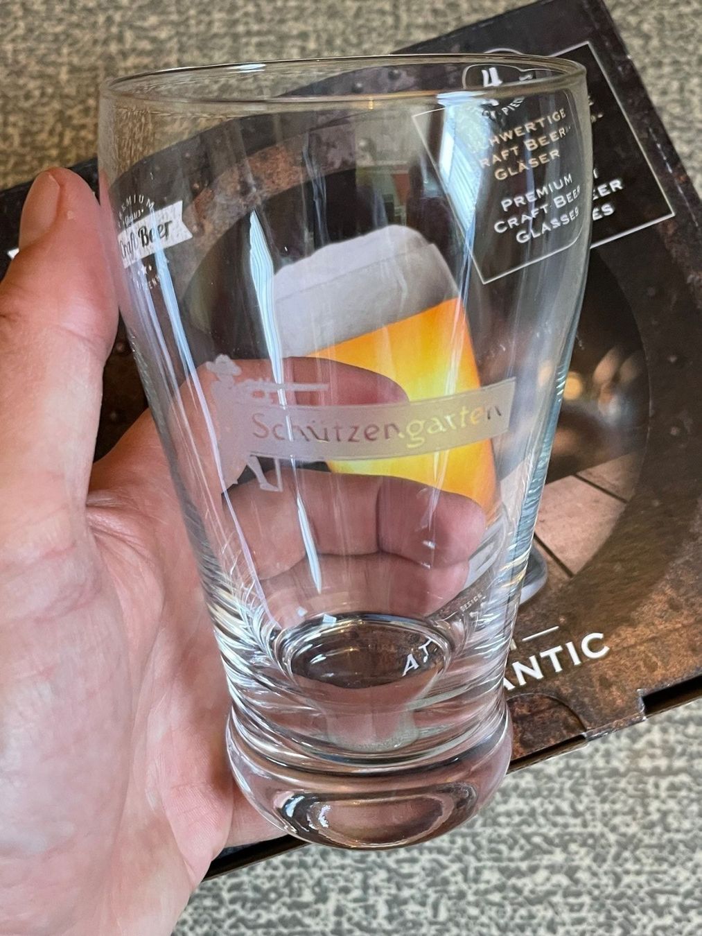 Ritzenhoff Bicchieri: 4er-Set SCHÜTZENGARTEN Craft-Bier-Gläser – Nuovo (secondo la descrizione) da Buchs SG venduto da Handyman77