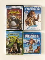 Kung Fu Panda, Ice Age 1 & 3, Shrek 2, DVD Blu ray FR ENG