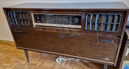 Musikschrank Grundig Stereoanlage Radio Plattenspieler