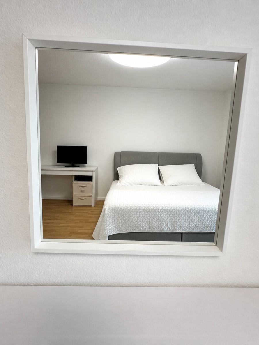 Ikea Specchi: Spiegel weiss eckig modern guter Zustand – Usato da Münchenbuchsee venduto da IleanaT