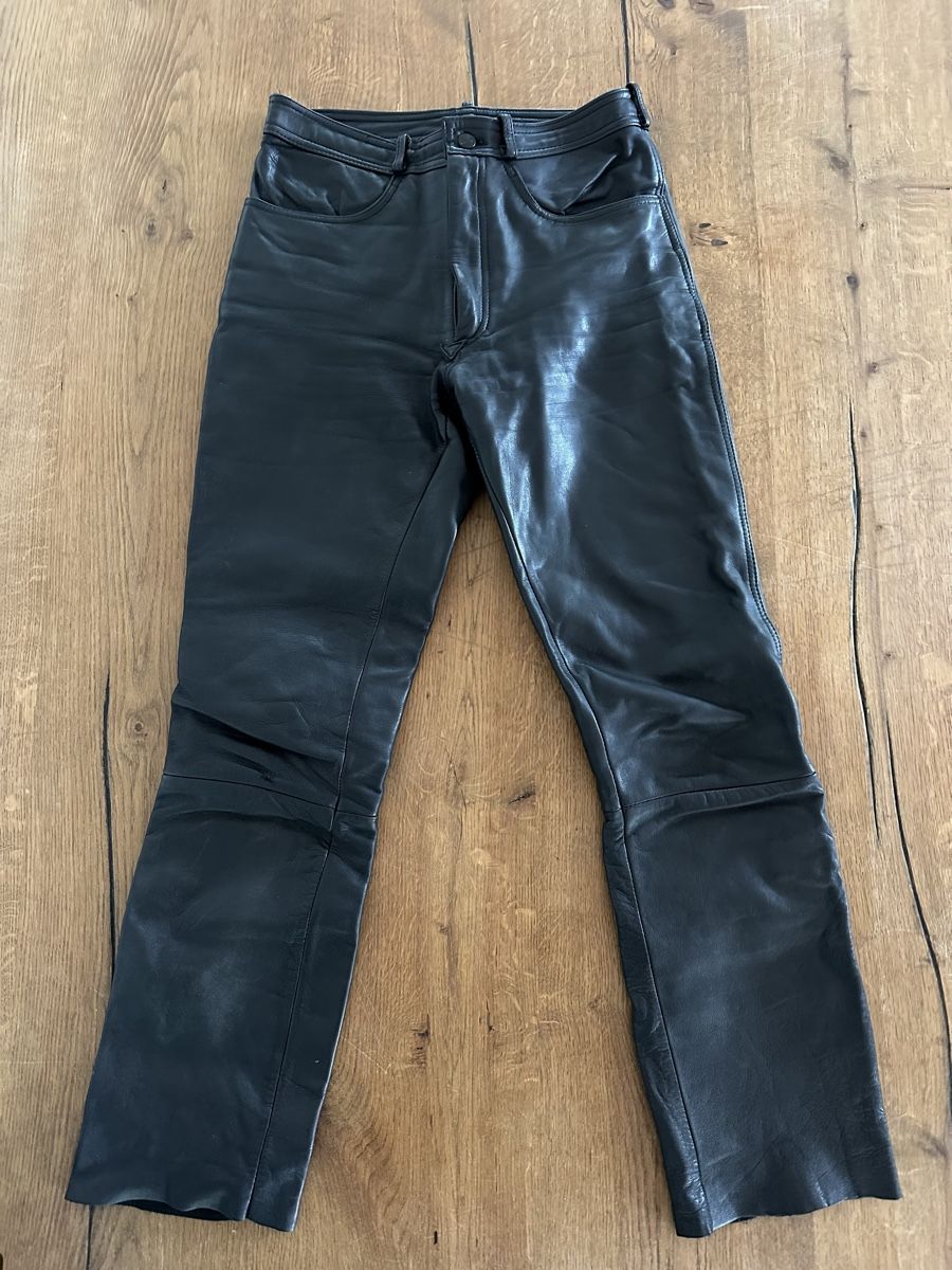 IXS Pantaloni: Motorrad Echt Leder Hose schwarz Gr. 42 – Usato da Weisslingen venduto da inspirieren