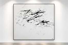 Tableau d’art contemporain – 160/160cm - Signé HEFM