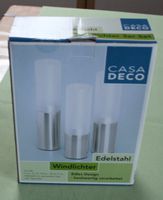 Windlichter 3er Set CASA DECO NEU