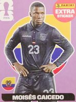 Autocollant Panini Moises Caicedo Equateur etat neuf